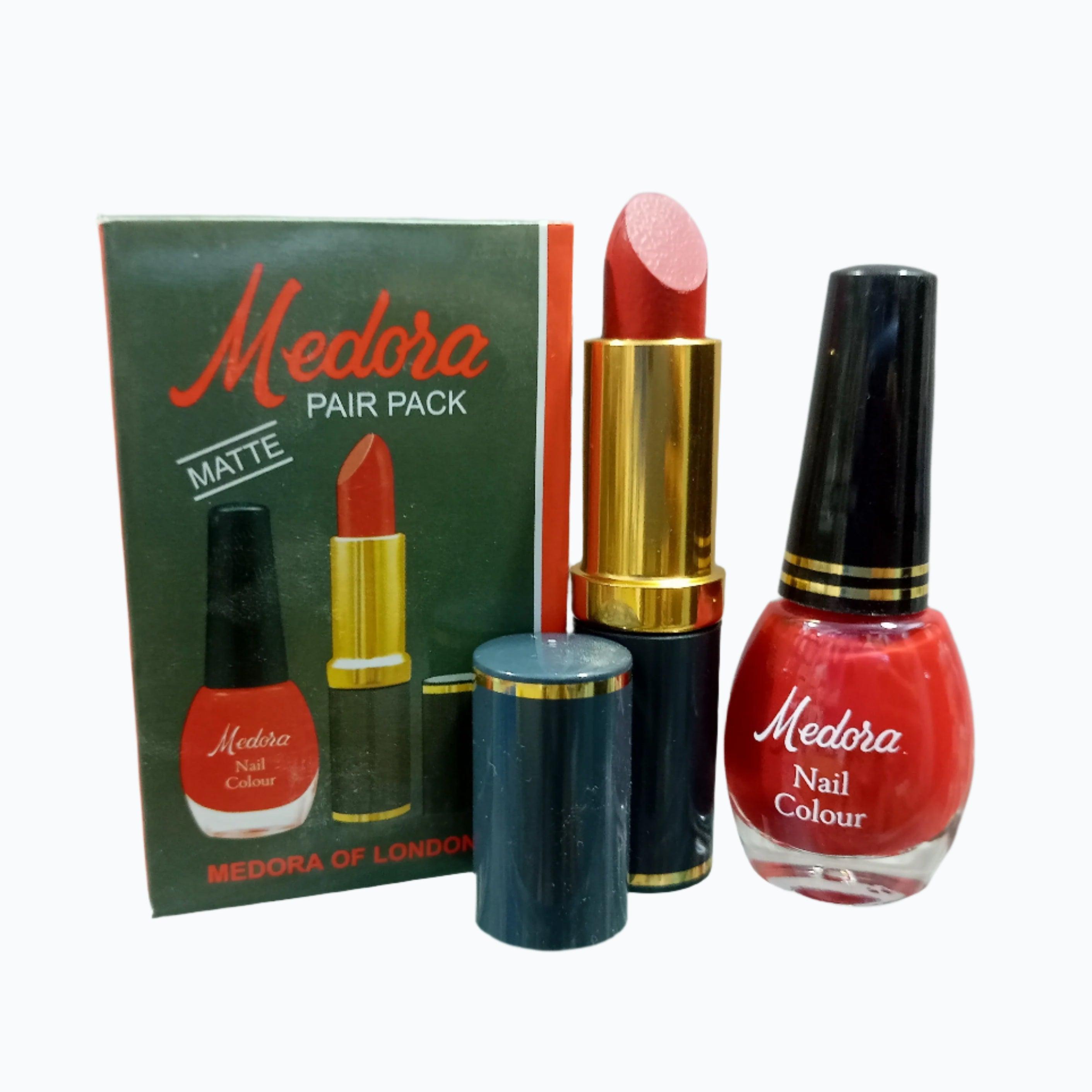 Medora Lipstick & Nail Polish Combo – Shade 203 - Elite Cosmetics