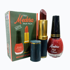 Medora Lipstick & Nail Polish Combo – Shade 226 - Elite Cosmetics