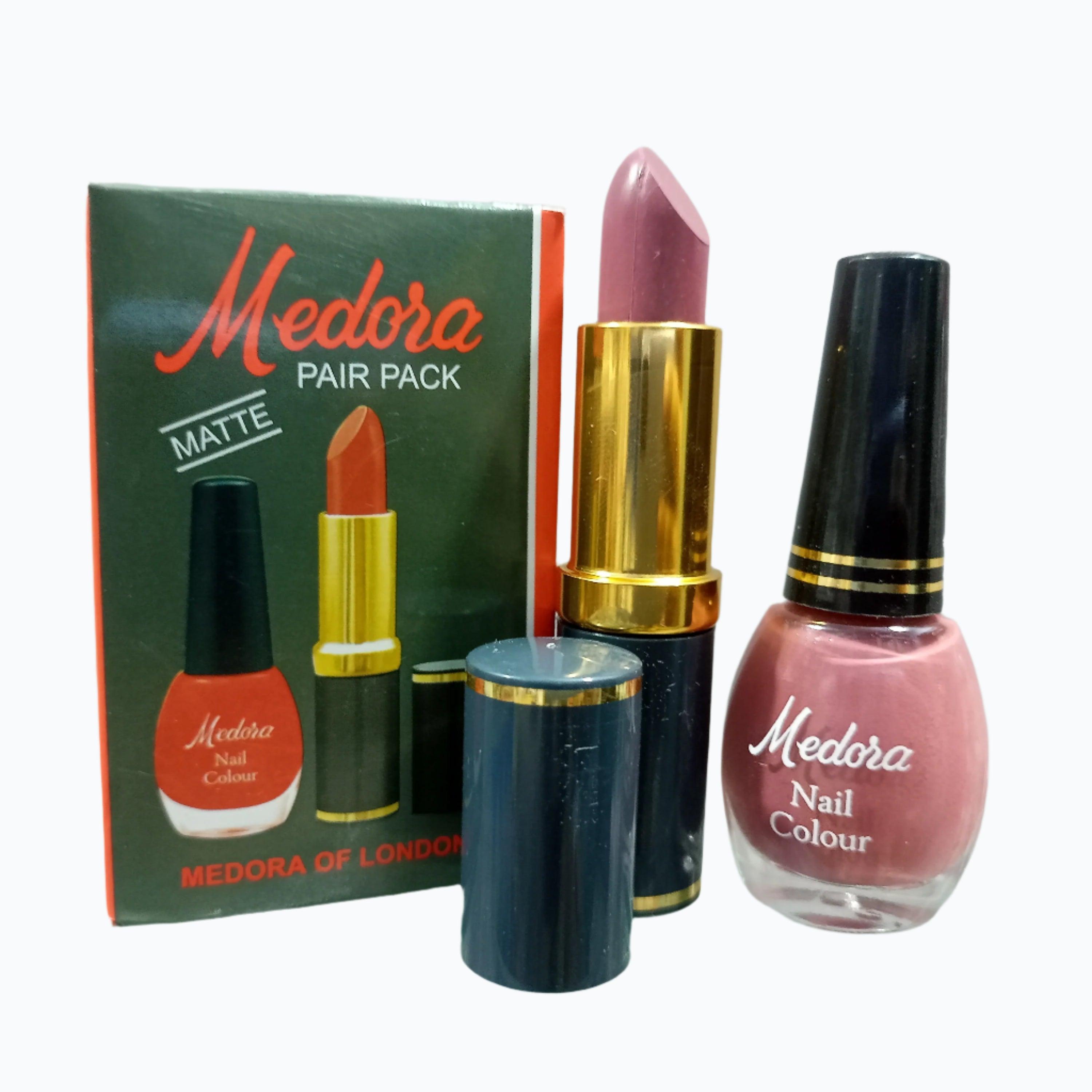 Medora Lipstick & Nail Polish Combo – Shade 228 - Elite Cosmetics