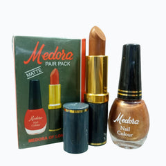 Medora Lipstick & Nail Polish Combo – Shade 249 - Elite Cosmetics