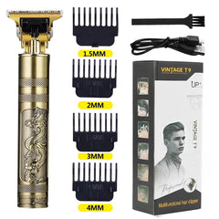 Vintage T9 Hair Trimmer – Professional Cordless Grooming Kit in Pakistan - Elite Cosmetics