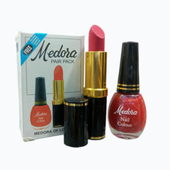 Medora Lipstick & Nail Polish Combo – Shade 38 Glossy - Elite Cosmetics