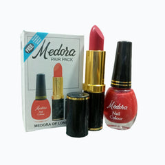 Medora Lipstick & Nail Polish Combo – Shade 39 Glossy - Elite Cosmetics