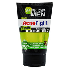 Garnier Face Wash Men ACNO FIGHT - WASABI BRIGHT FOAM 100ml - Elite Cosmetics