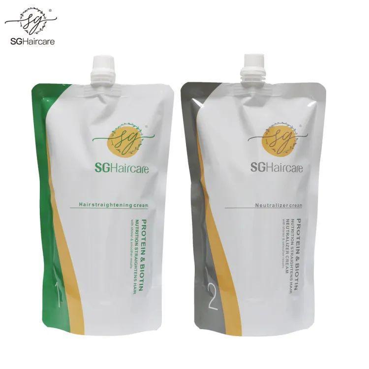 SG Haircare Protein and Biotin Straightening & Rebonding Kit 800ml - Professional Haircare Solution - Elite Cosmetics