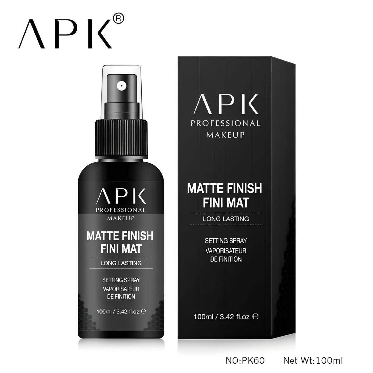APK Matte Long Lasting Finish Makeup Setting Spray 100ml - Elite Cosmetics