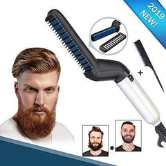 Beard Straightener Hair Comb Men Electric Hair Styling and Modeling Comb - Elite Cosmetics