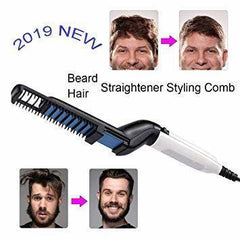 Beard Straightener Hair Comb Men Electric Hair Styling and Modeling Comb - Elite Cosmetics
