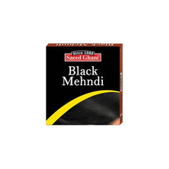 Saeed Ghani Black Mehndi | Long-lasting Dark Color for Special Occasions - Elite Cosmetics