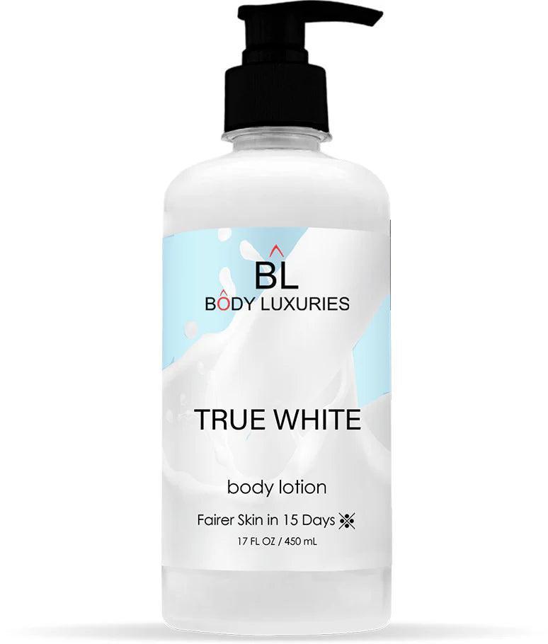 Body Luxuries Body Lotion True White 450ml - Elite Cosmetics