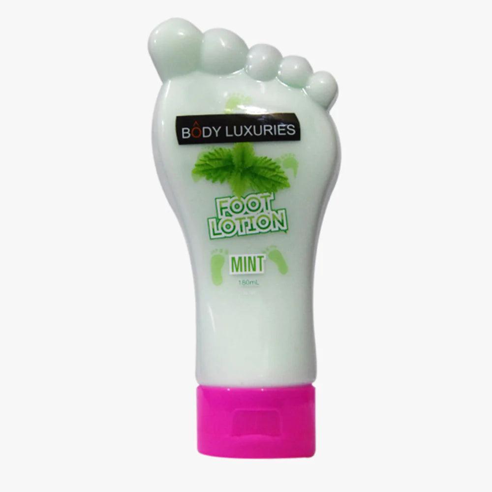 Body Luxuries Foot Lotion Mint 180ml - Elite Cosmetics