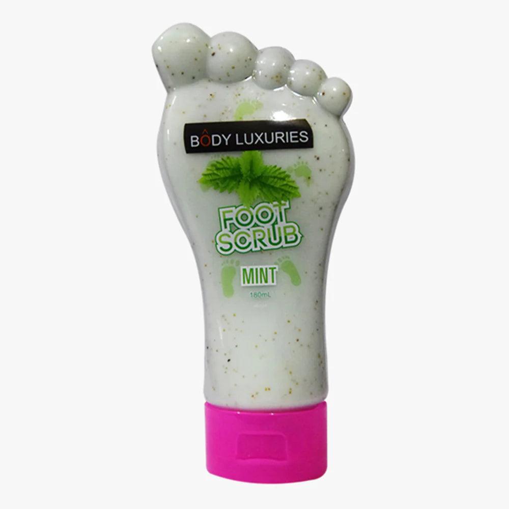 Body Luxuries Foot Scrub Mint 180ml - Elite Cosmetics