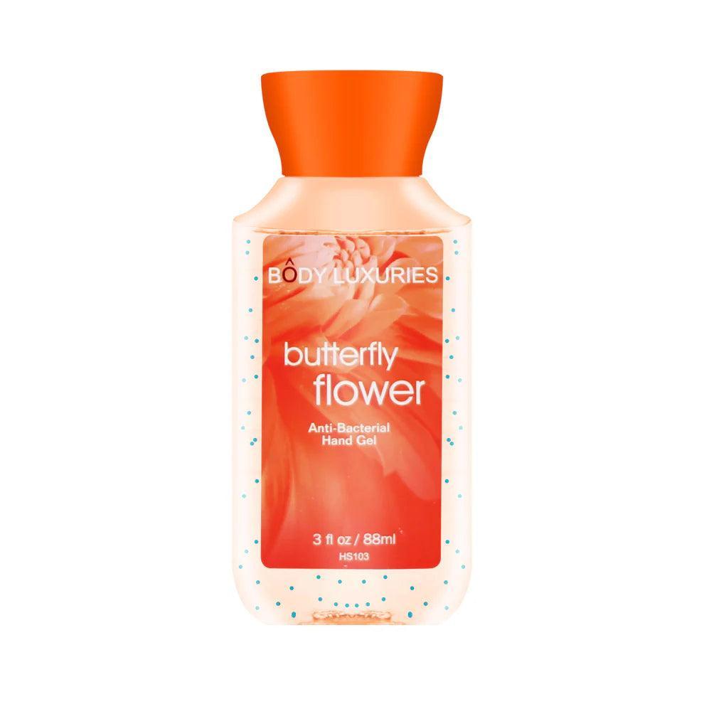 Body Luxuries Hand Gel – Butterfly Flower 88ml - Elite Cosmetics