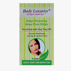 Body Luxuries Nose Strips – Tea Tree Oil 6 Strips - Elite Cosmetics