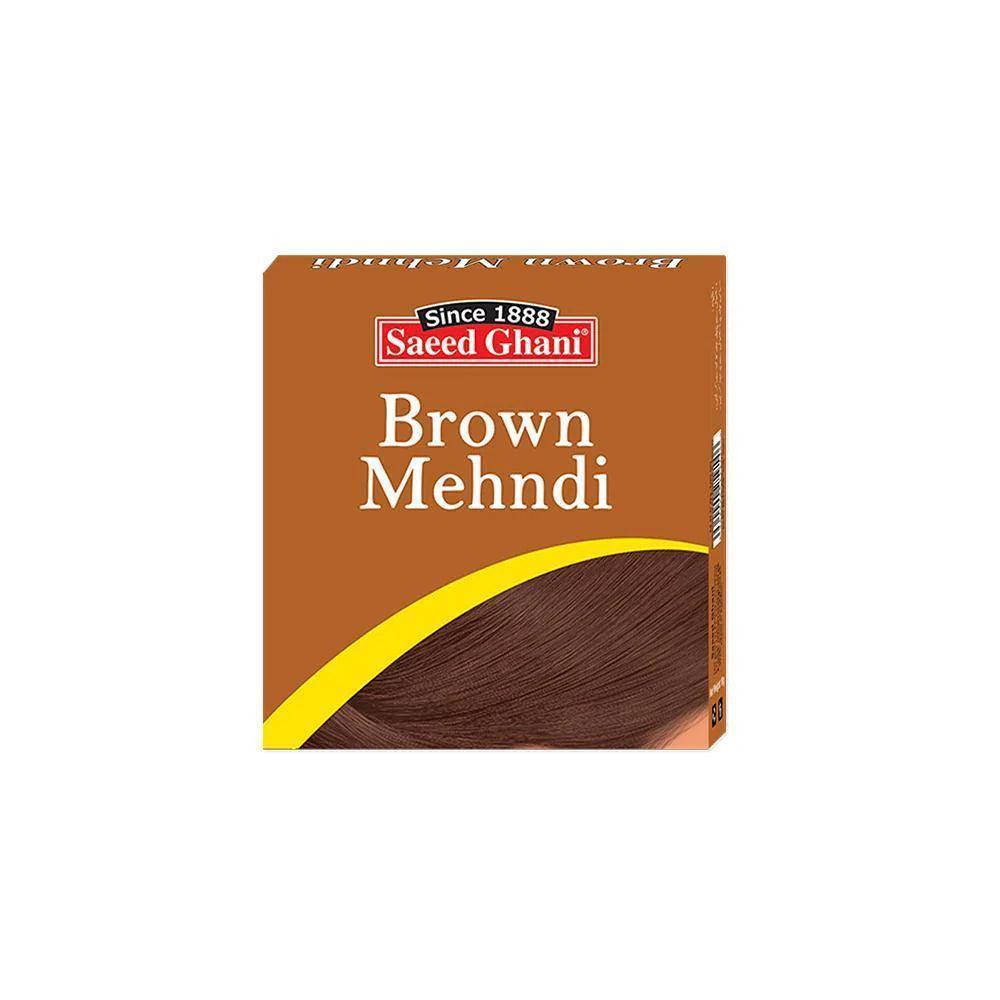 Saeed Ghani Brown Mehndi | Natural Herbal Mehndi for Beautiful Brown Stains - Elite Cosmetics
