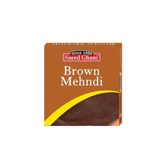 Saeed Ghani Brown Mehndi | Natural Herbal Mehndi for Beautiful Brown Stains - Elite Cosmetics