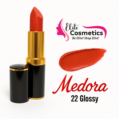 Medora Lipstick Glossy 22 – Long-Lasting, Hydrating & Vibrant Shade - Elite Cosmetics