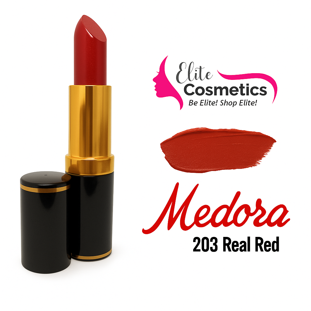 Medora Lipstick 203 – Real Red - Elite Cosmetics