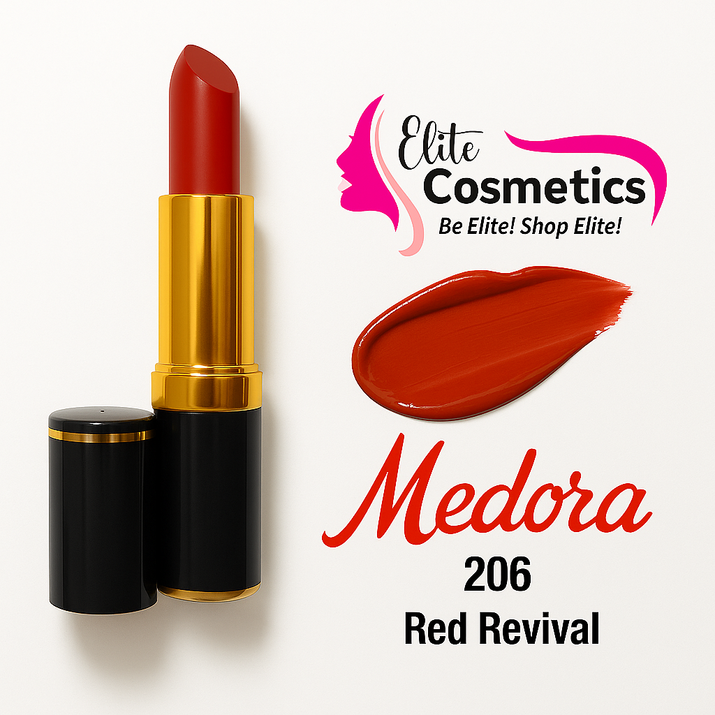 Medora Lipstick 206 – Red Revival - Elite Cosmetics