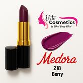 Medora Lipstick 218 Matte Berry – Rich Berry Matte - Elite Cosmetics