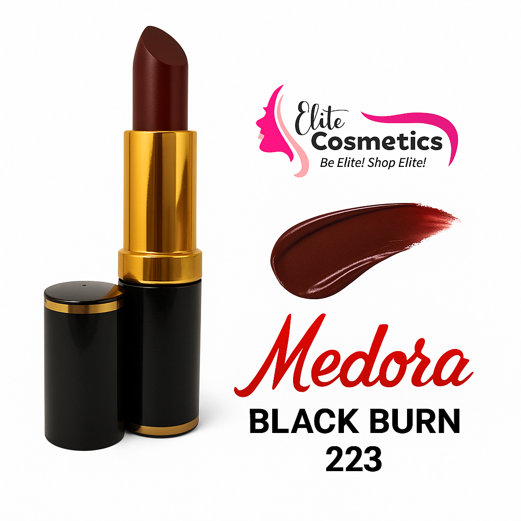 Medora 223 Black Burn Lipstick - Elite Cosmetics