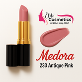 Medora Lipstick ANTIQUE PINK Matte-233 - Elite Cosmetics