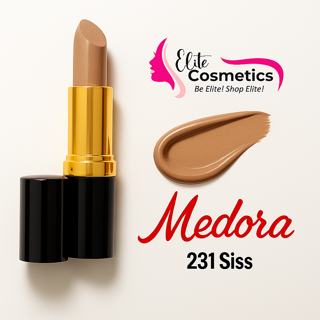 Medora Lipstick 231 Siss – Soft, Elegant Shade & Long-Lasting Wear - Elite Cosmetics