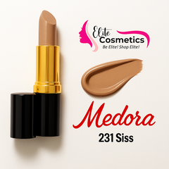Medora Lipstick 231 Siss – Soft, Elegant Shade & Long-Lasting Wear - Elite Cosmetics