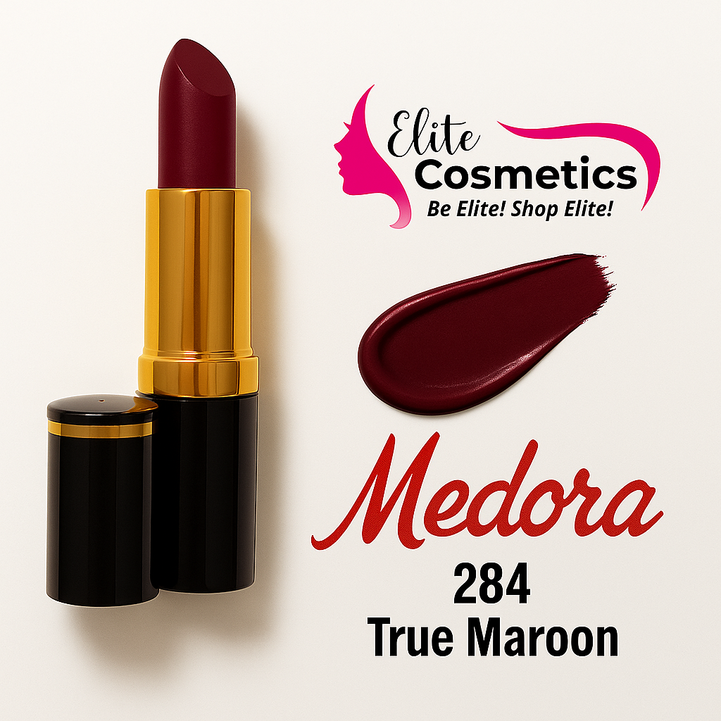 Medora Lipstick TRUE MAROON Matte-284 - Elite Cosmetics