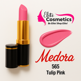 Medora Lipstick 565 Tulip Pink – A Soft & Chic Matte Pink - Elite Cosmetics