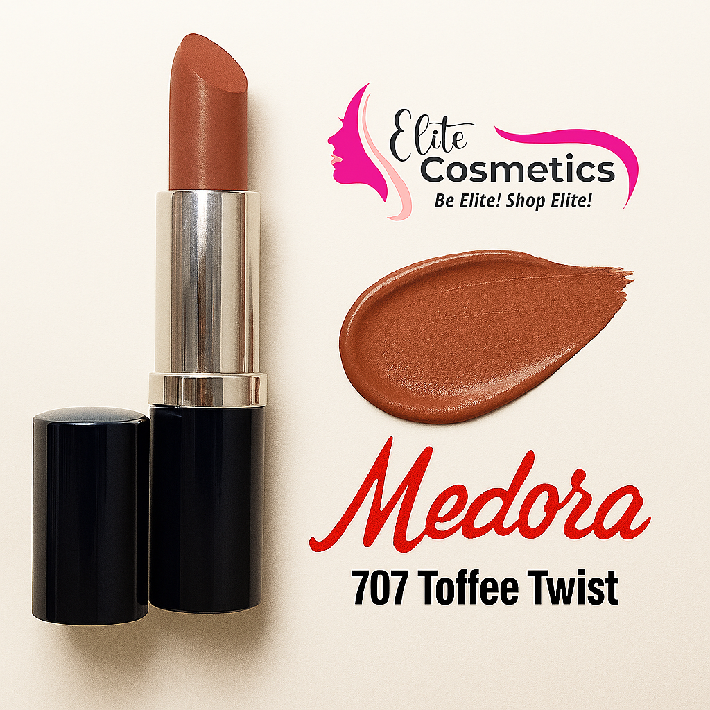 Medora Semi Matte Lipstick 707 Toffee Twist - Elite Cosmetics
