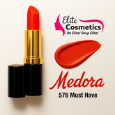 Medora Lipstick 576 Must Have – Classic Peach Nude - Elite Cosmetics