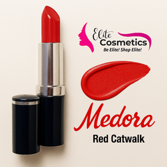 Medora Lipstick 721 Red Catwalk – Runway Red Semi Matte - Elite Cosmetics