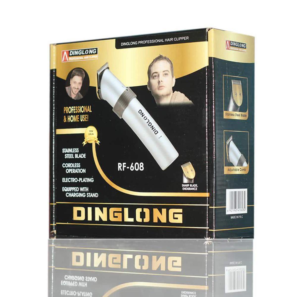 Dinglong RF-608 Hair Trimmer – Professional Cordless Grooming Tool in Pakistan - Elite Cosmetics