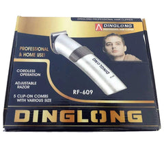 Dinglong RF-609 Hair Trimmer – Precision Cordless Grooming in Pakistan - Elite Cosmetics