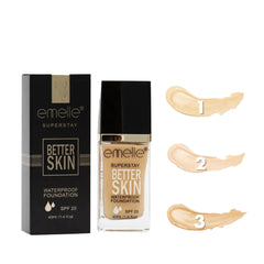 Emelie Foundation Premium Quality Waterproof - Elite Cosmetics