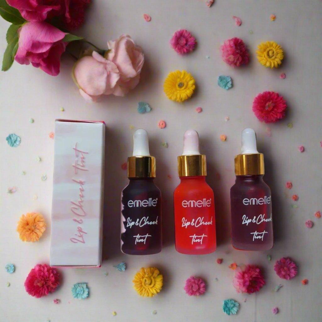 Emelie Lip and Cheek Tint – Long-Lasting Pink, Peach & Red Shades - Elite Cosmetics