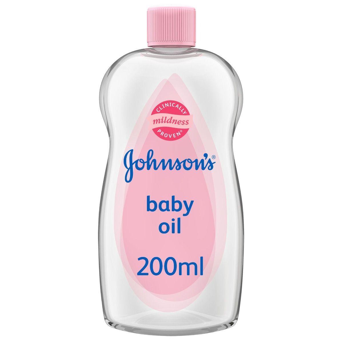 Johnson's Baby Oil 200ml - Gentle & Moisturizing - Elite Cosmetics