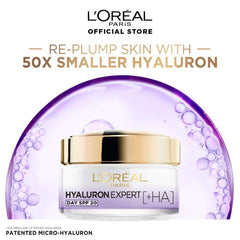 LOreal Paris - Hyaluron Expert Replumping Moisturizing Night Cream 50 ml - Elite Cosmetics