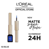 LOreal Paris - Liner Signature Liquid Eyeliner - 02 Blue - Elite Cosmetics