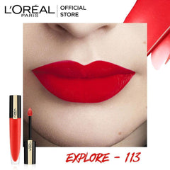 LOreal Paris - Rouge Signature Matte Lipstick - 113 Don't - Elite Cosmetics
