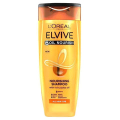 L'Oreal Paris Elvive 6 Oil Nourish Shampoo All Hair Type 175ml - Elite Cosmetics