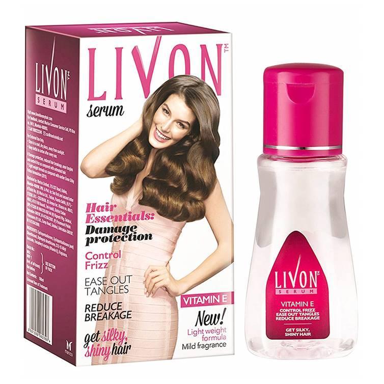 Livon Hair Serum 100ml | Frizz Control, Silky Smooth & Shiny Hair Serum for All Hair Types - Elite Cosmetics