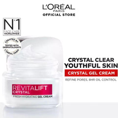 Loreal Paris - Revitalift Crystal Gel Cream 50ml - Elite Cosmetics