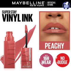 Maybelline - Superstay Vinyl Ink Liquid Lipstick - Peachy - Elite Cosmetics