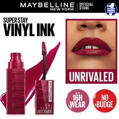 Maybelline - Superstay Vinyl Ink Liquid Lipstick - Unrivaled - Elite Cosmetics