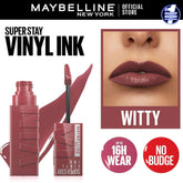 Maybelline - Superstay Vinyl Ink Liquid Lipstick - Witty - Elite Cosmetics