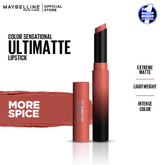 Maybelline New York Color Sensational Ultimate Matte Lipstick More Spice - Elite Cosmetics