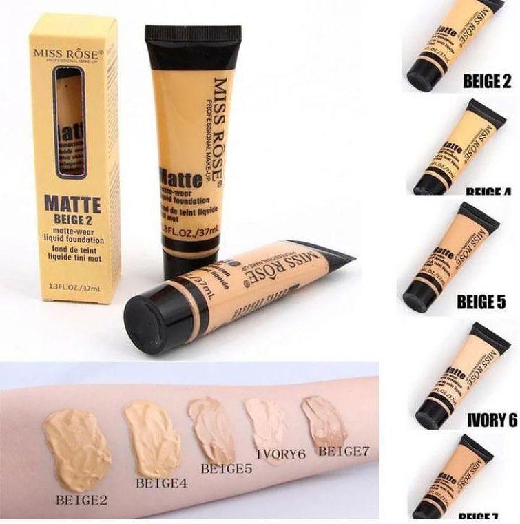 Miss Rose Matte Foundation - Flawless Finish for Every Skin Tone! - Elite Cosmetics