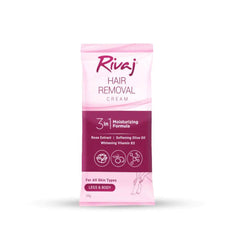 Rivaj Hair Removal Sachet 20g | Gentle, Effective Hair Removal Cream for Smooth, Silky Skin - Elite Cosmetics